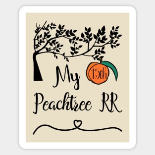 My 15th Peachtree 10K Road Race Sticker